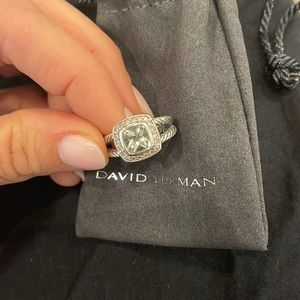 David Yurman Petite Albion ring Prasiolite
